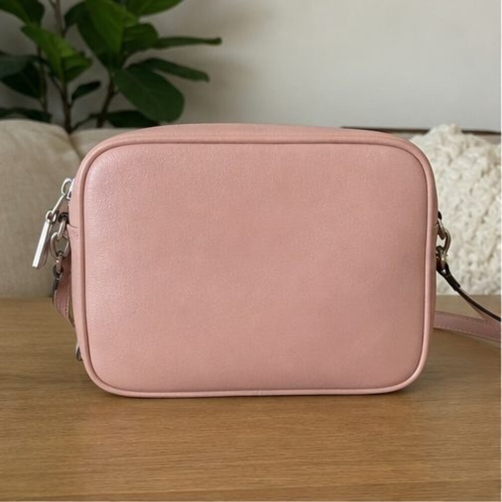 Gray Woven Crossbody Bag